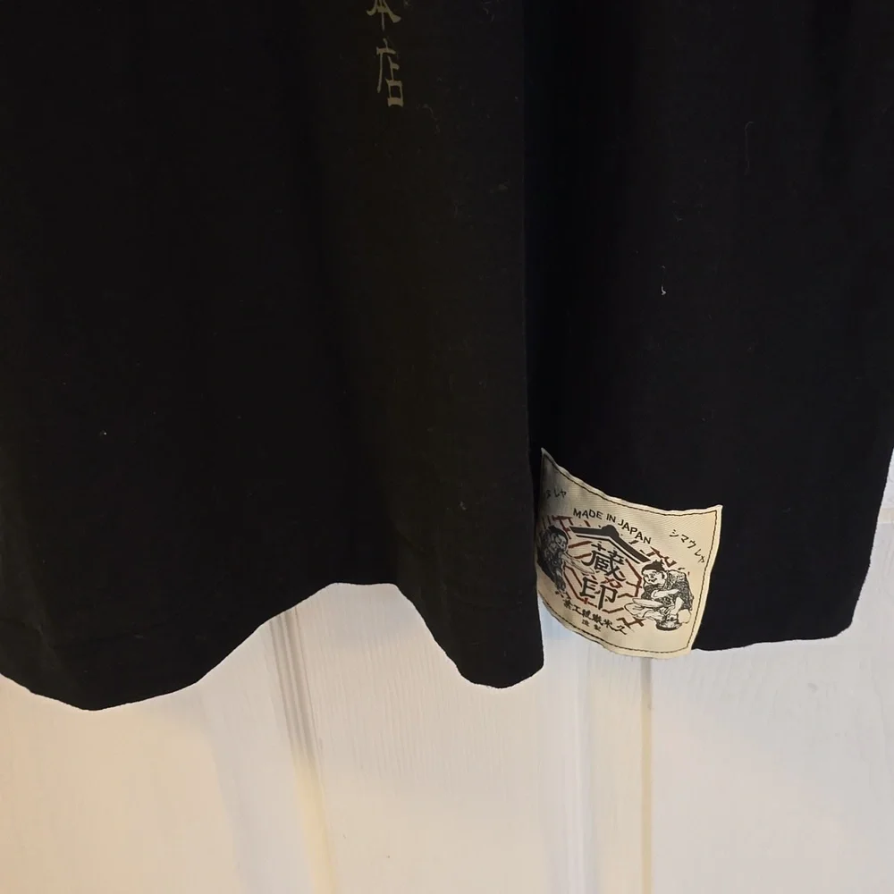 NWT KUME.JP Japan Streetwear Black Graphic Short Sleeve Tshirt Cotton Size Large - Picture 9 of 17